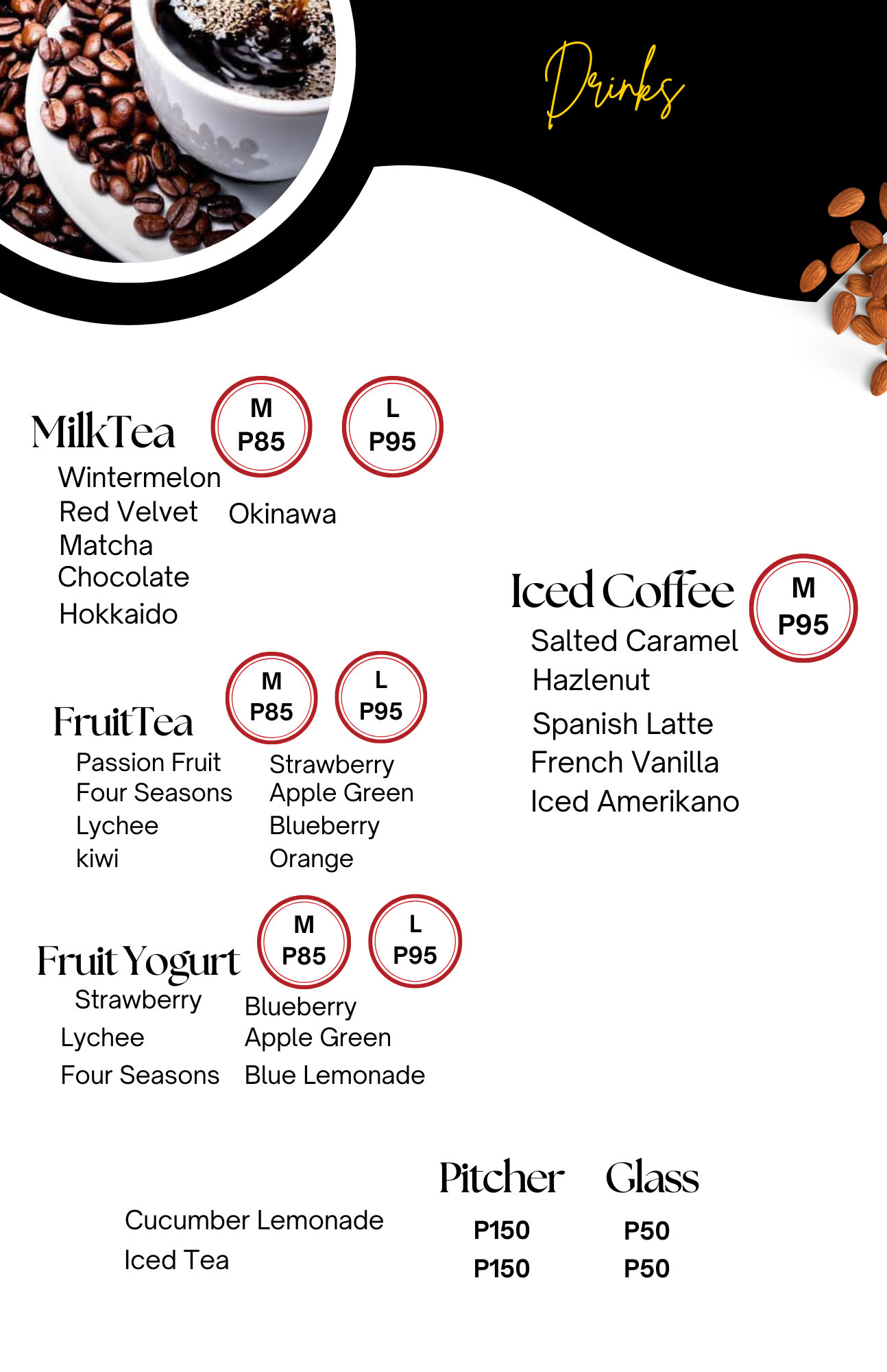 Drinks Menu
